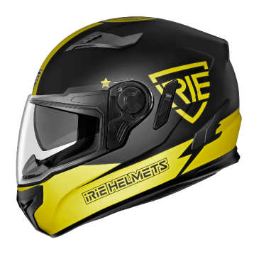 Casco Intergale IRIE SFIDA Nero Opaco-Giallo