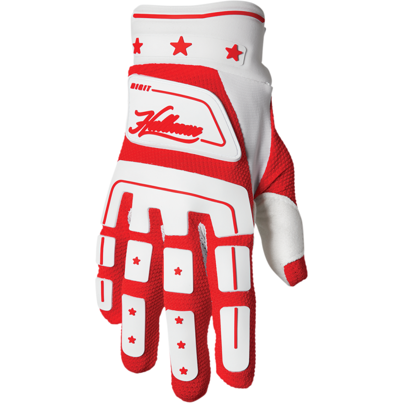 Guanti THOR Hallman Digit Bianco/Rosso
