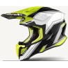Casco Motocross Enduro AIROH TWIST 2.0 Shaken Giallo Fluo