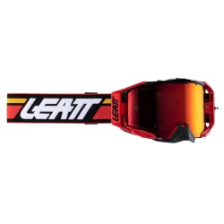 Maschera Motocross Enduro LEATT Velocity 6.5 Iriz Rosso