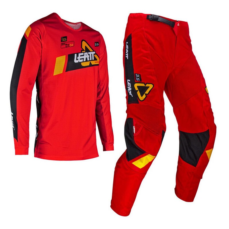 Completo Motocross Enduro LEATT 3.5 2024 Red