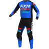 Completo Motocross Enduro FXR CLUTH MX Nero/Blu/Rosso