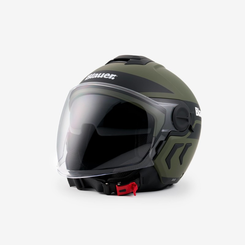 Casco DEMI JET BLAUER DJ-01 Verde Militare